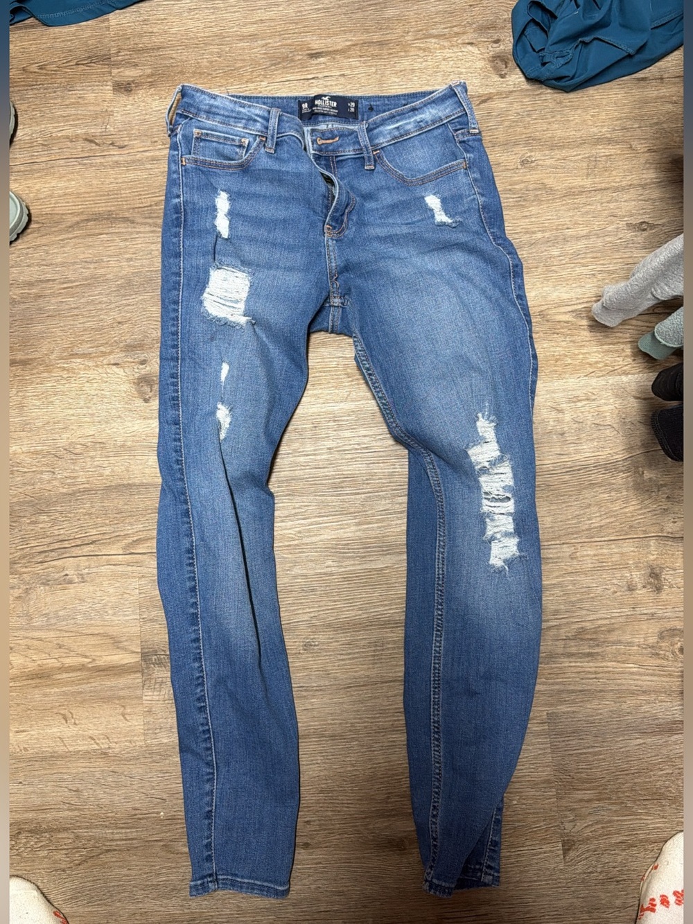 Hollister Blue Distressed Women’s Jeans